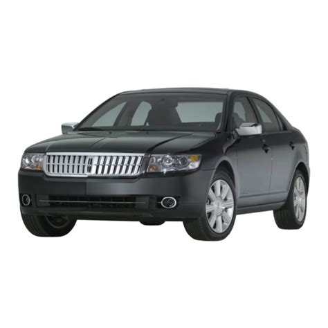 LINCOLN MKZ 2007 OWNER'S MANUAL Pdf 